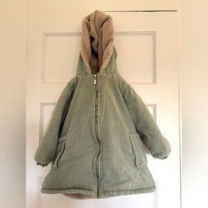 Yiigoo warm Sherpa lined hooded coat